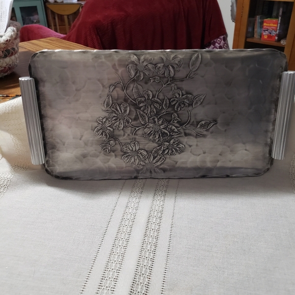 Vintage Forged Aluminum Tray from Leroy Jewelers and Leroy Smithware, Erie, PA - Picture 2 of 5